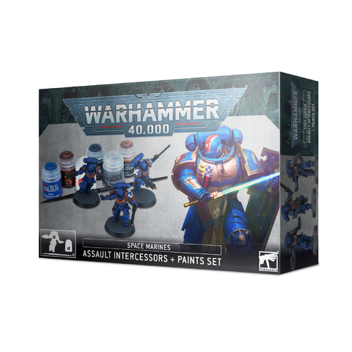 warhammer 40k  - Space Marine Assault Infernus Marines & Paints 60-11
