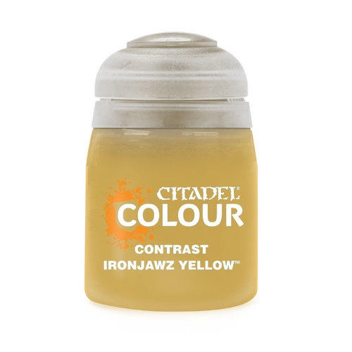 Citadel - Contrast: Ironjawz Yellow (18ml) 29-52 acrylic paint