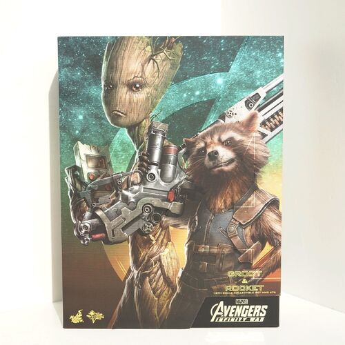 HOT TOYS Avengers 3: Infinity War - Groot & Rocket 1/6th Scale Hot Toys Action Figure 2-Pack MMS476