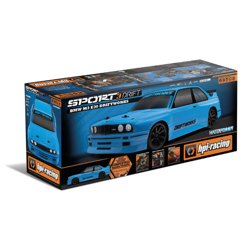 HPI 1/10 Sport 3 Drift BMW E30 Driftworks Item No.: HPI-160422