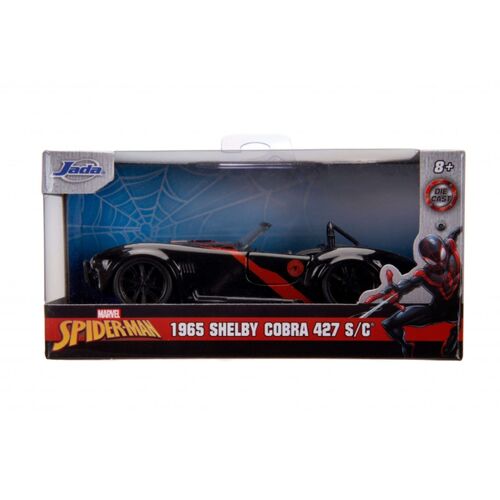Marvel Comics - Miles Morales 1965 Shelby Cobra 1:32 Scale Hollywood Ride diecast