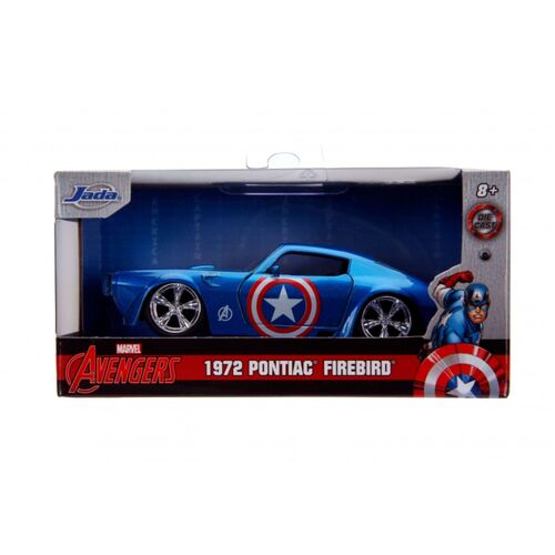 Marvel Comics - Captain America 1972 Pontiac Firedbird 1:32 Scale Hollywood Ride diecast