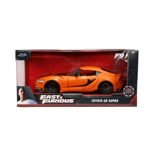 Fast and Furious 9: The Fast Saga - 2020 Toyota Supra Metallic Orange 1:32 Scale Hollywood Ride