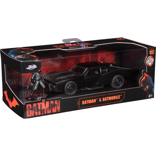 The Batman (2022) - Batman with Batmobile Hollywood Rides 1/32th Scale Die-Cast Vehicle Replica