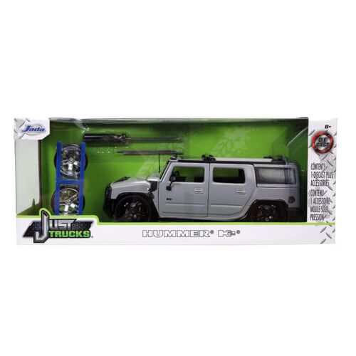 Just Trucks - Hummer H2 with Tyre Rack 1/24th Scale Die-Cast Vehicle Replica
