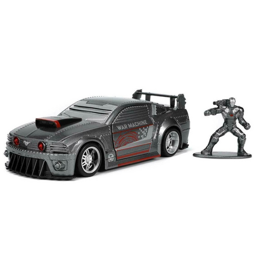 Iron-Man - War Machine with 2006 Ford Mustang GT 1/32 Scale Die-Cast Vehicle Replica