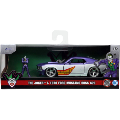Batman - The Joker & 1970 Ford Mustang Boss 429 Hollywood Rides 1/32 Scale Die-Cast Vehicle Replica
