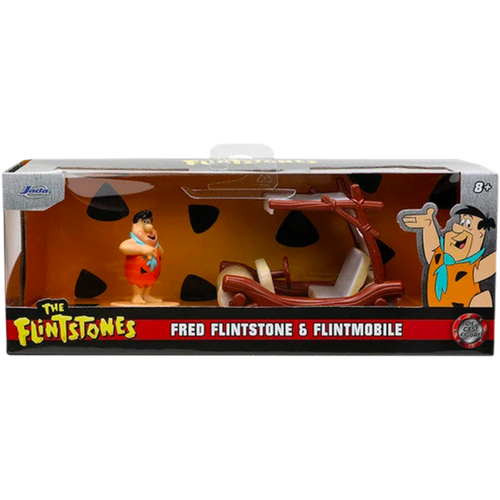 The Flintstones - Fred Flintstone & Flintmobile Hollywood Rides 1/32 Scale Die-Cast Vehicle Replica