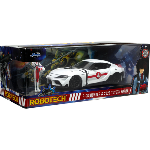 Robotech - Rick Hunter & 2020 Toyota Supra Anime Hollywood Rides 1/24th Scale Die-Cast Vehicle Replica