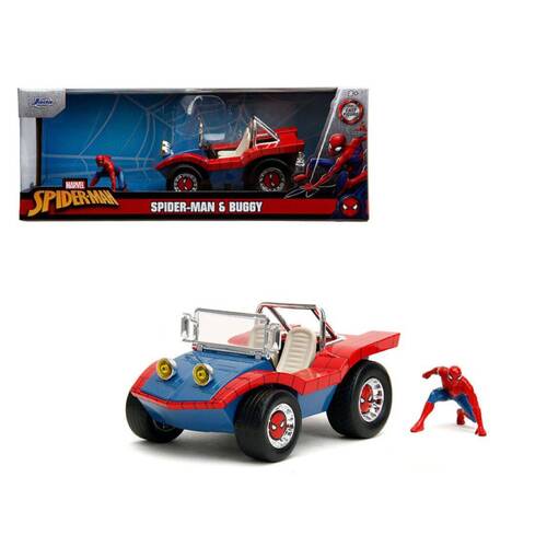 Marvel Comics - Spider-Man with Buggy 1:24 Scale Diecast Set