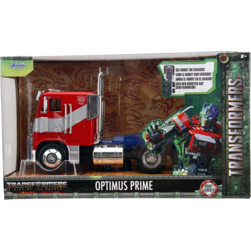 Transformers: Rise of the Beasts - Optimus Prime 1:24 Scale Vehicle die cast car