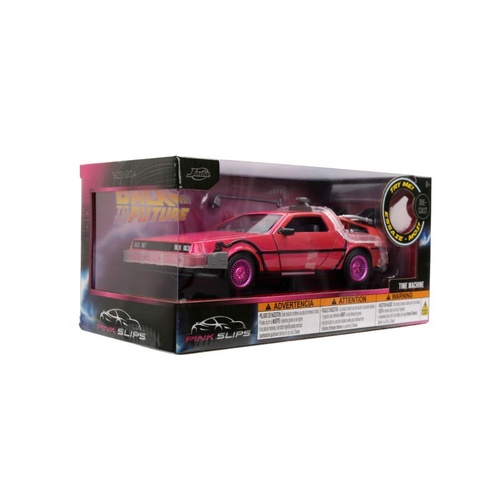 Pink Slips – Delorean (Pink) 1:24 Scale Diecast Vehicle