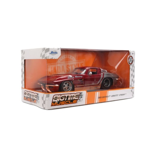 Big Time Muscle – 1963 Chevrolet Corvette 1:24 Scale Diecast Vehicle