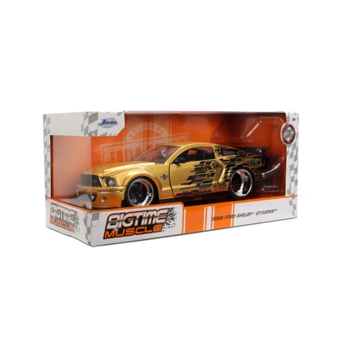 Big Time Muscle - 2008 Ford Mustang GT500KR 1:24 Scale Diecast Vehicle