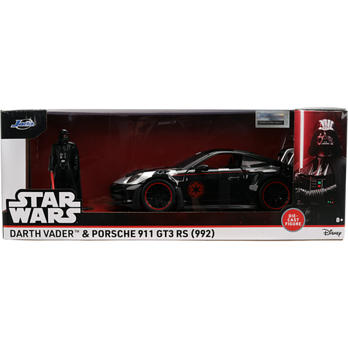 Star Wars – 1:24 Porsche 911 GT3 RS (992) Diecast Vehicle w/Darth Vader