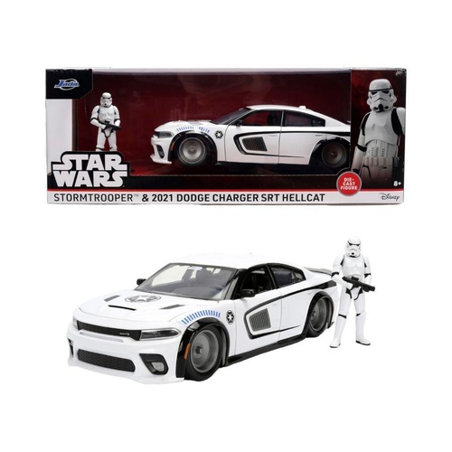 Star Wars – 1:24 2021 Dodge Charger Diecast Vehicle w/Storm Trooper