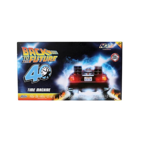 Back to the Future - Delorean (Chrome) 1:24 Scale Diecast Vehicle