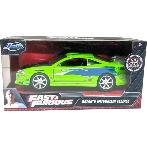 The Fast and the Furious - Brian’s 1995 Mitsubishi Eclipse 1/32 Scale Metals Die-Cast Vehicle Replica