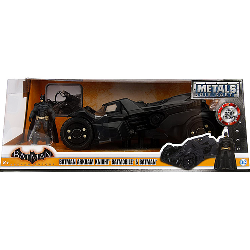 Batman: Arkham Knight - Batman with Batmobile Hollywood Rides 1/24th Scale Die-Cast Vehicle Replica