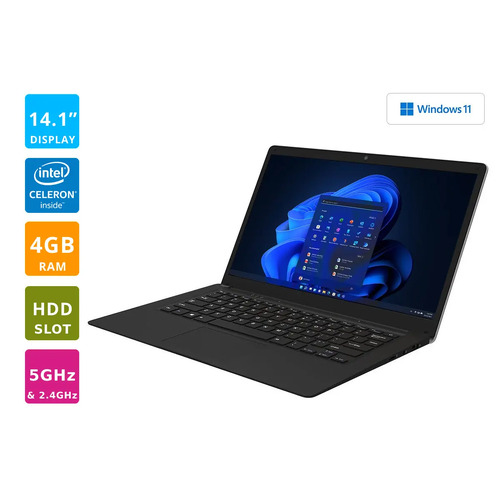 Kogan Atlas 14.1" N370 Laptop with Windows 11 Pro (4GB, 64GB)