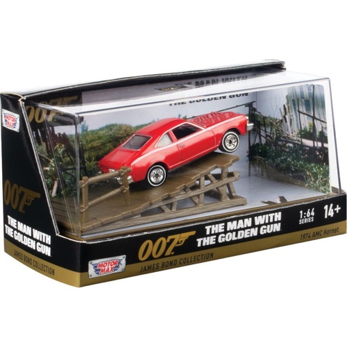 James Bond Collection – The Man With The Golden Gun (1974 Amc Hornet) 3″ Diorama Set