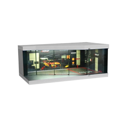 1:64 Diorama – Racing Repair Showroom Miniature Scene