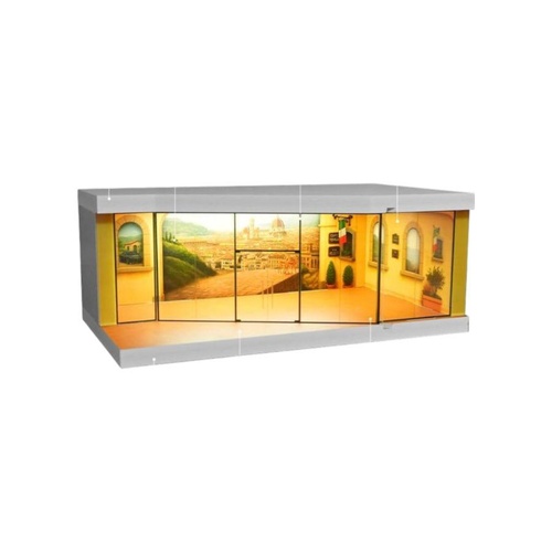 1:64 Diorama – Italian Style Street Exhibition Hall Miniature Scene