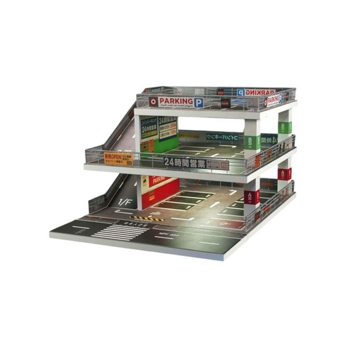 1:64 Diorama – Japanese Style Ramp Parking Lot A Miniature Scene