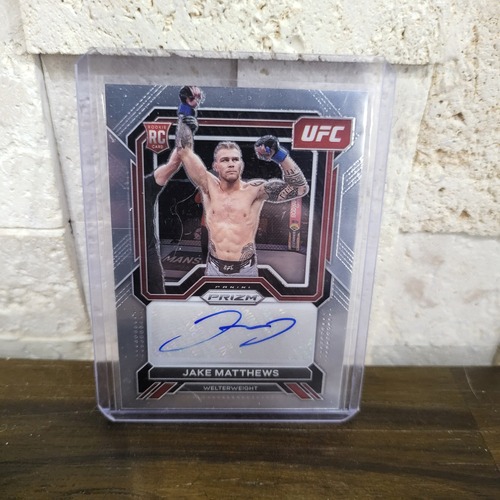 2023 PANINI  Prizm UFC Jake Matthews Superstar Prizm Rookie Auto RC AUTOGRAPH