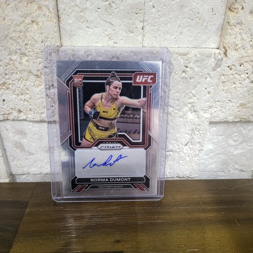 2023 Panini Prizm UFC Norma Dumont Superstar RC Rookie Auto Autograph #SA-NDM