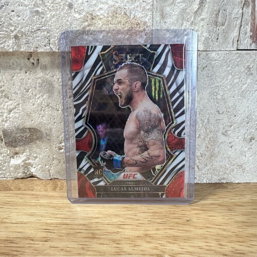 LUCAS ALMEIDA 2023 SELECT UFC ZEBRA PRIZM CASE HIT SP #136