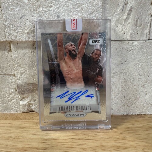 2023 Panini Prizm UFC KHAMZAT CHIMAEV THROWBACK SIGNATURES SILVER AUTO SEALED