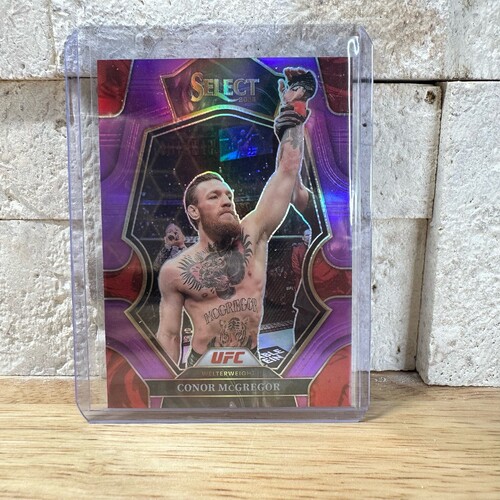 Conor McGregor 2023 Panini UFC Select #102 Purple Prizm 60/99