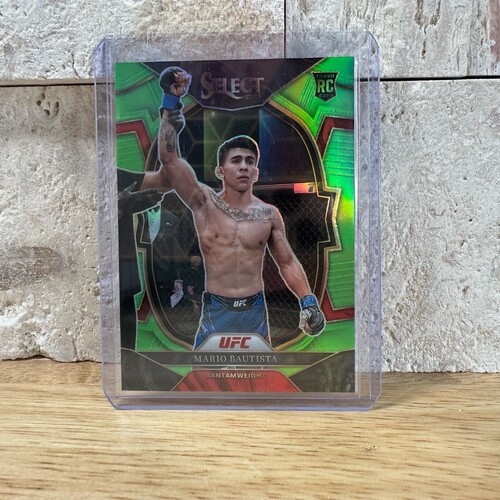 MARIO BAUTISTA 2023 SELECT UFC LIGHT GREEN PRIZM RC 53/75