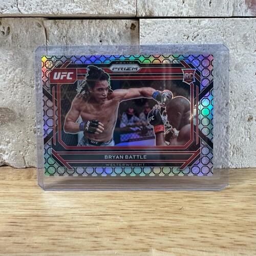 2023 Panini Prizm UFC BRYAN BATTLE OCTAGON 4/8 Prizm Rookie RC #58