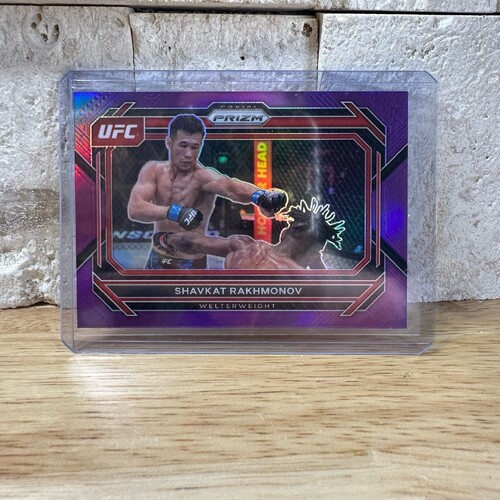 2023 Prizm UFC SHAVKAT RAKHMONOV Purple 104/149 #81