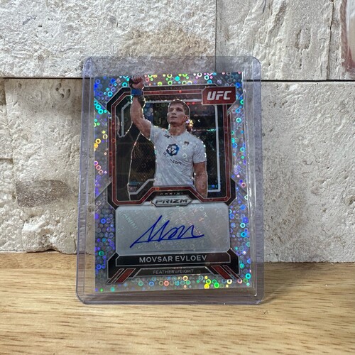 2023 Prizm UFC Under Card MOSVAR EVLOEV Disco Prizm Autograph