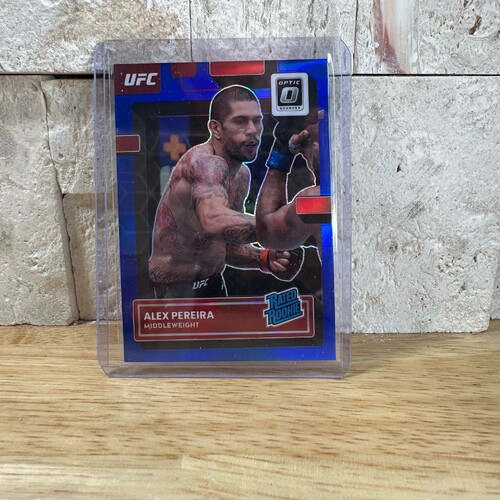 2023 Panini Donruss Optic UFC ALEX PEREIRA Blue Rated Rookie 15/99  #108