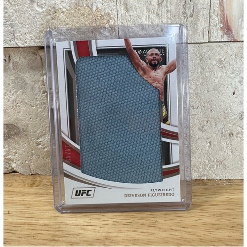 2022 Panini Immaculate UFC DEIVESON FIGUEIREDO Octagon Canvas patch 14/49 #OC-DFG