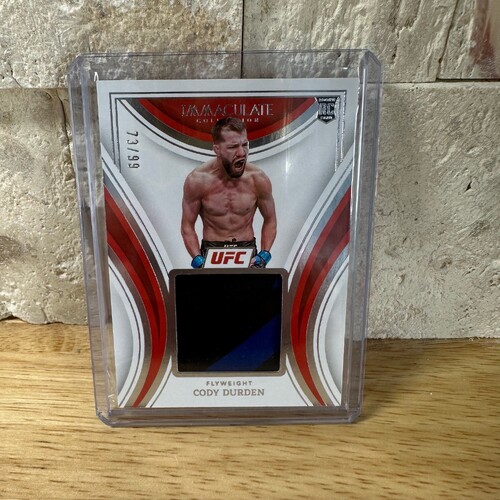 2023 Panini Immaculate UFC CODY DURDEN ROOKIE RC PATCH 73/99