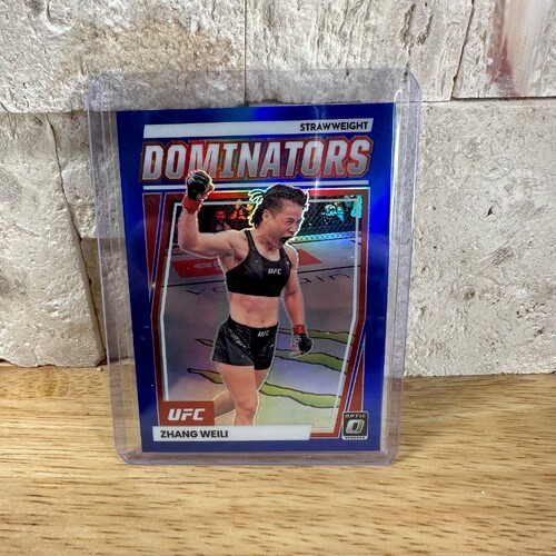 2023 Donruss Optic UFC ZHANG WEILI Dominators Blue 41/49