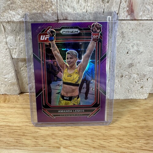 2023 Panini Prizm UFC - AMANDA LEMOS RC PURPLE 068/149
