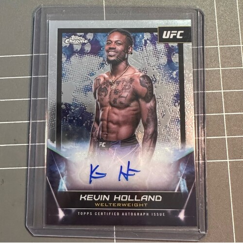 2024 Topps Chrome UFC KEVIN HOLLAND Autograph #FNA-KHO