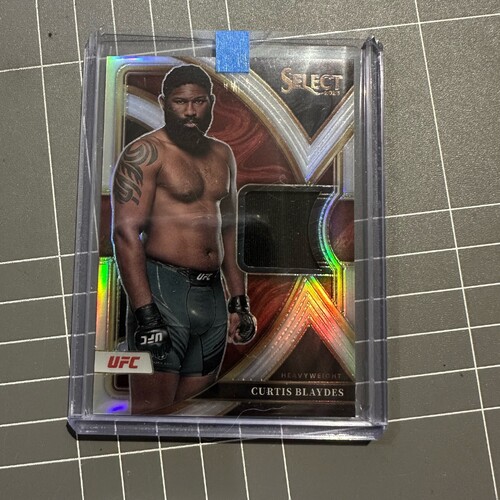 2023 Select UFC CURTIS BLAYDES Selective Swatches Relic Silver Prizm Patch