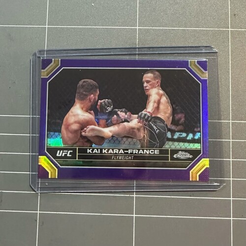 2024 Topps Chrome UFC - KAI KARA-FRANCE Purple Refractor #106
