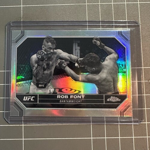 2024 Topps Chrome UFC - ROB FONT Negative Refractor #164