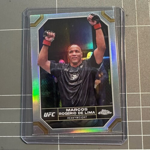 2024 Topps Chrome UFC - MARCOS ROGERIO DE LIMA Silver Refractor Card #123