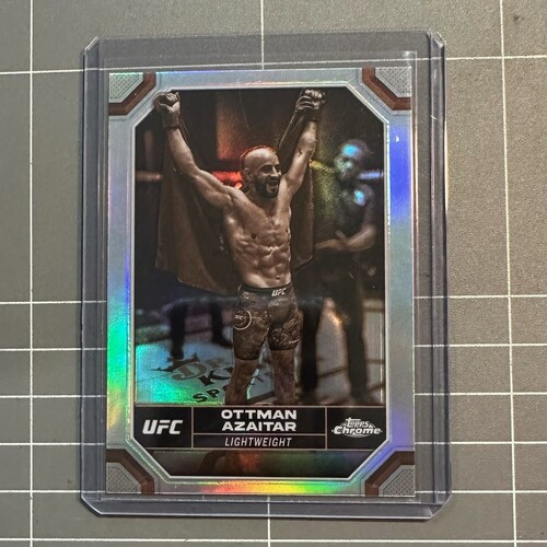 2024 Topps Chrome UFC - OTTMAN AZAITAR Sepia Refractor #109