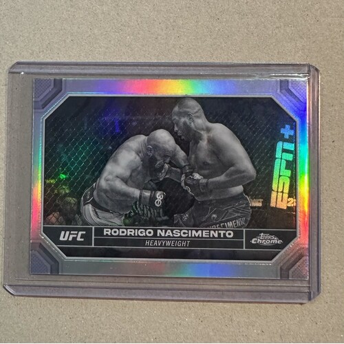 2024 Topps Chrome UFC - RODRIGO NASCIMENTO Negative Refractor #166