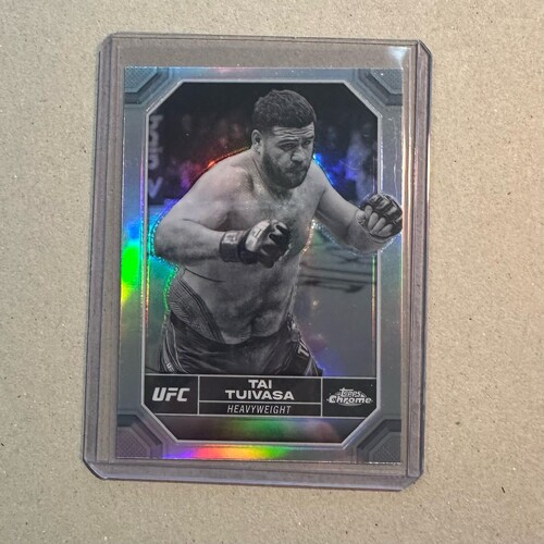 2024 Topps Chrome UFC - TAI TUIVASA Negative Refractor #183